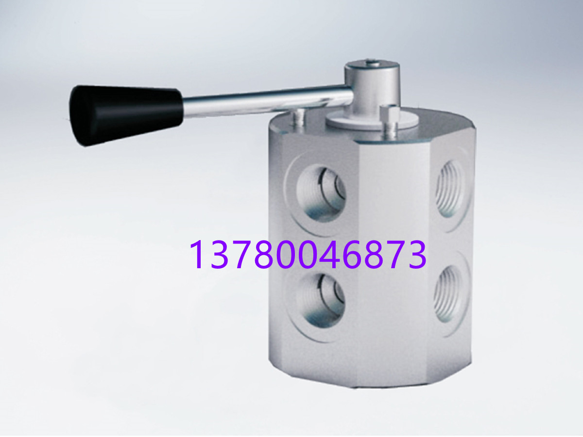 DF6VIE 3/8 DF6VIE 1/2二位六通手动换向阀 DF6VIE-G1/2 手动阀