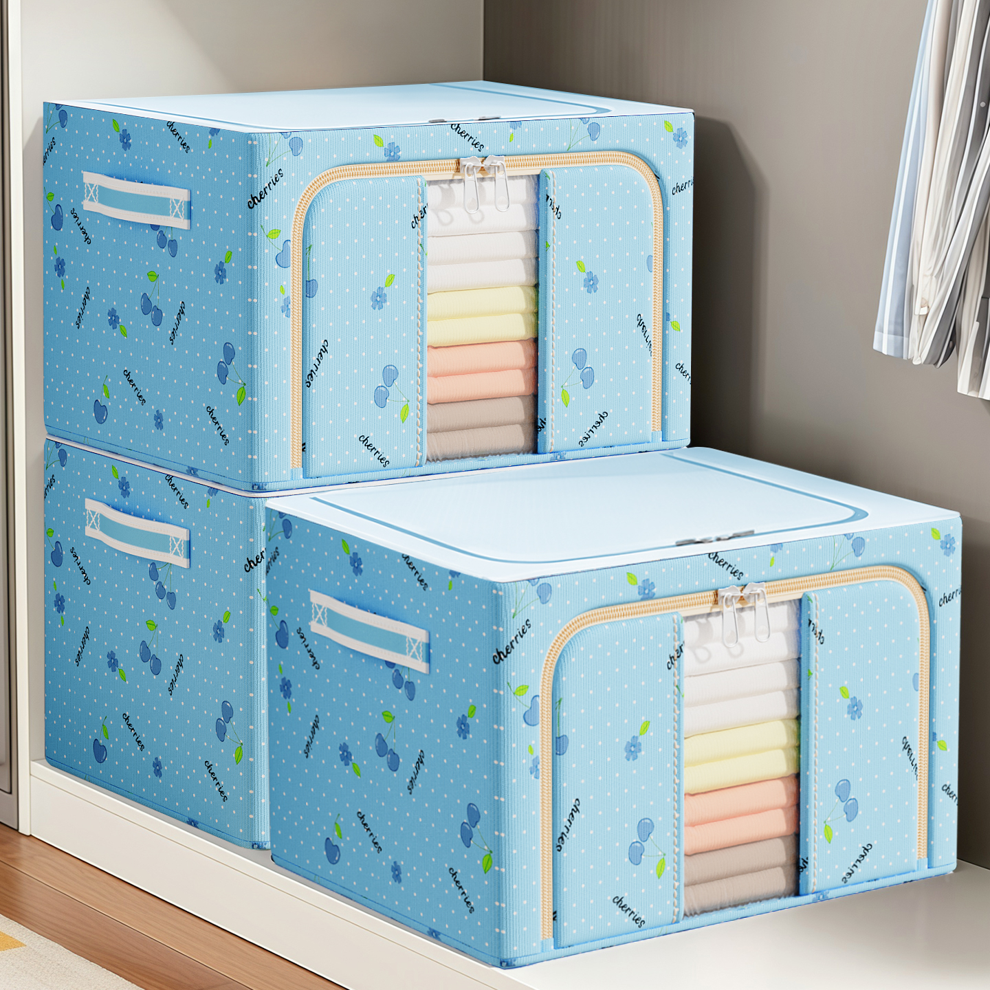 衣服收纳箱家用衣物被子百纳箱