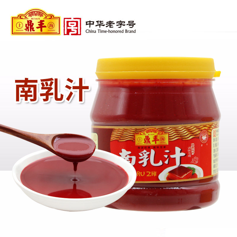 上海鼎丰南乳汁440g南腐乳酱汁红烧肉焖炒酱东坡肉调料豆腐乳卤汁