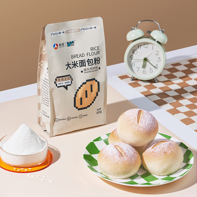 新良大米面包预拌粉吐司蛋糕餐包图片