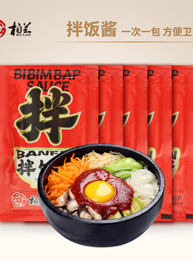 柏兰韩式石锅拌饭辣椒酱朝鲜族甜辣正宗拌米饭小包装村拌面烤肉酱