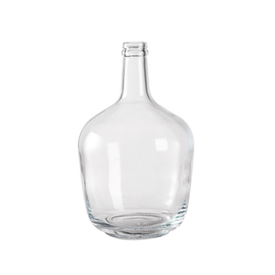 高级感花瓶摆件客厅插花鲜切马醉木大肚玻璃透明水养吊钟绿植水培