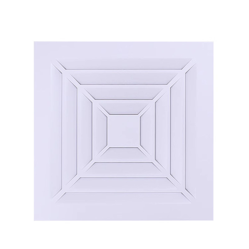 排气出风口集成吊顶面板300X300通风口铝扣板换气扇面罩白色60x60