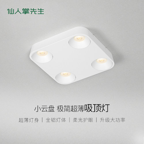 仙人掌先生斗胆灯36mm超薄明装