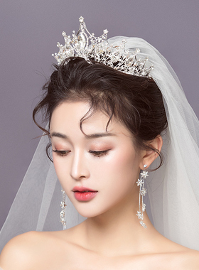2025新款皇冠新娘发饰