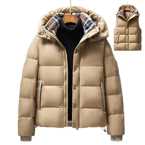 凯乐石薄荷一衣多穿羽绒服男2025新款冬季短款情侣装时尚泡芙保暖