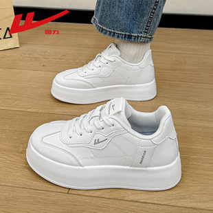 回力女鞋小白鞋女款2025新款春季爆款厚底增高鞋子女百搭运动板鞋