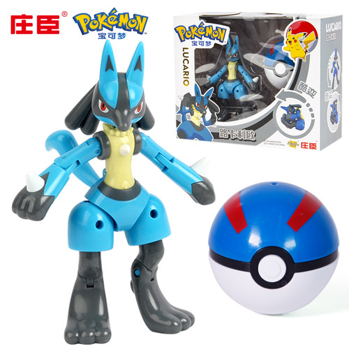 庄臣官方正版宝可梦变形玩具手办
