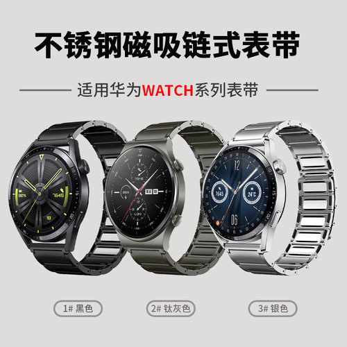 适用华为Watch5Pro不锈钢