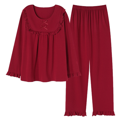 猫人情侣纯棉春秋款家居服睡衣