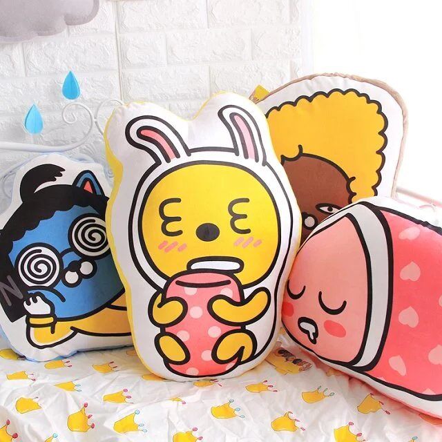 可爱韩国kakao friend靠枕头儿童女生礼物s毛绒抱枕靠垫沙发床|msdalam kategori rumah Fabrik, bantal/bantal - dari Buy2taobao.com untuk memberikan perkhidmatan ejen Taobao profesional membeli