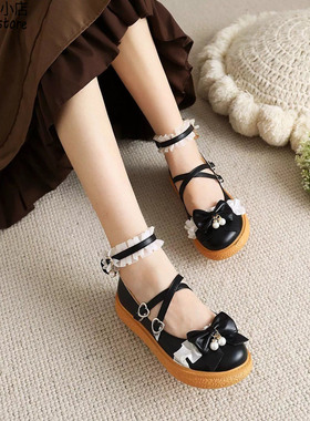 原创正品洛丽塔日系圆头软底ita鞋儿jk皮鞋中大学生小女孩单鞋子