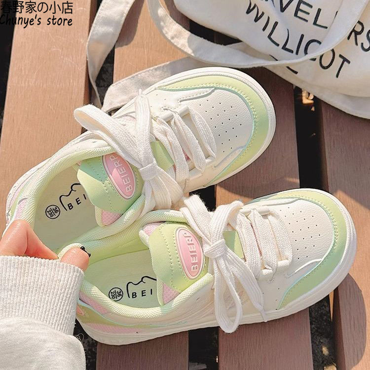 春野家小众板鞋厚底休闲运动鞋