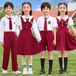 国庆儿童合唱服男女中小学生诗歌朗诵主持演出服幼儿园毕业季班服