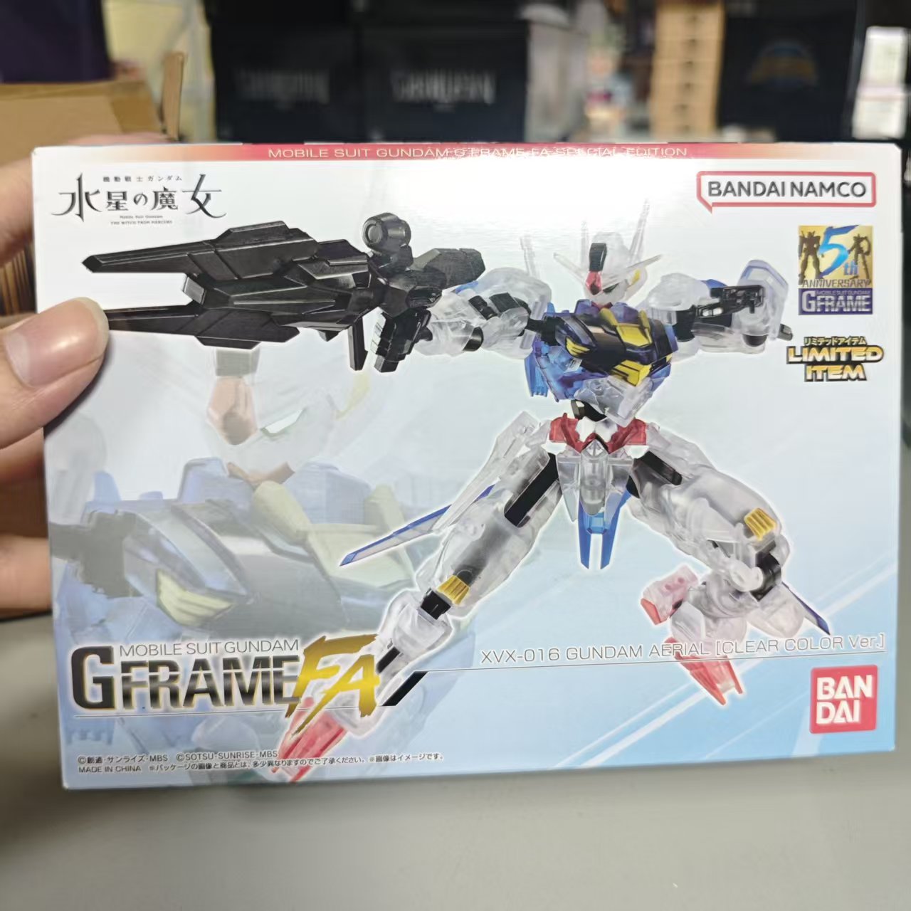 万代 PB风灵高达 帕梅特刻痕 彩透版 G FRAME FA g骨架官方现货图片