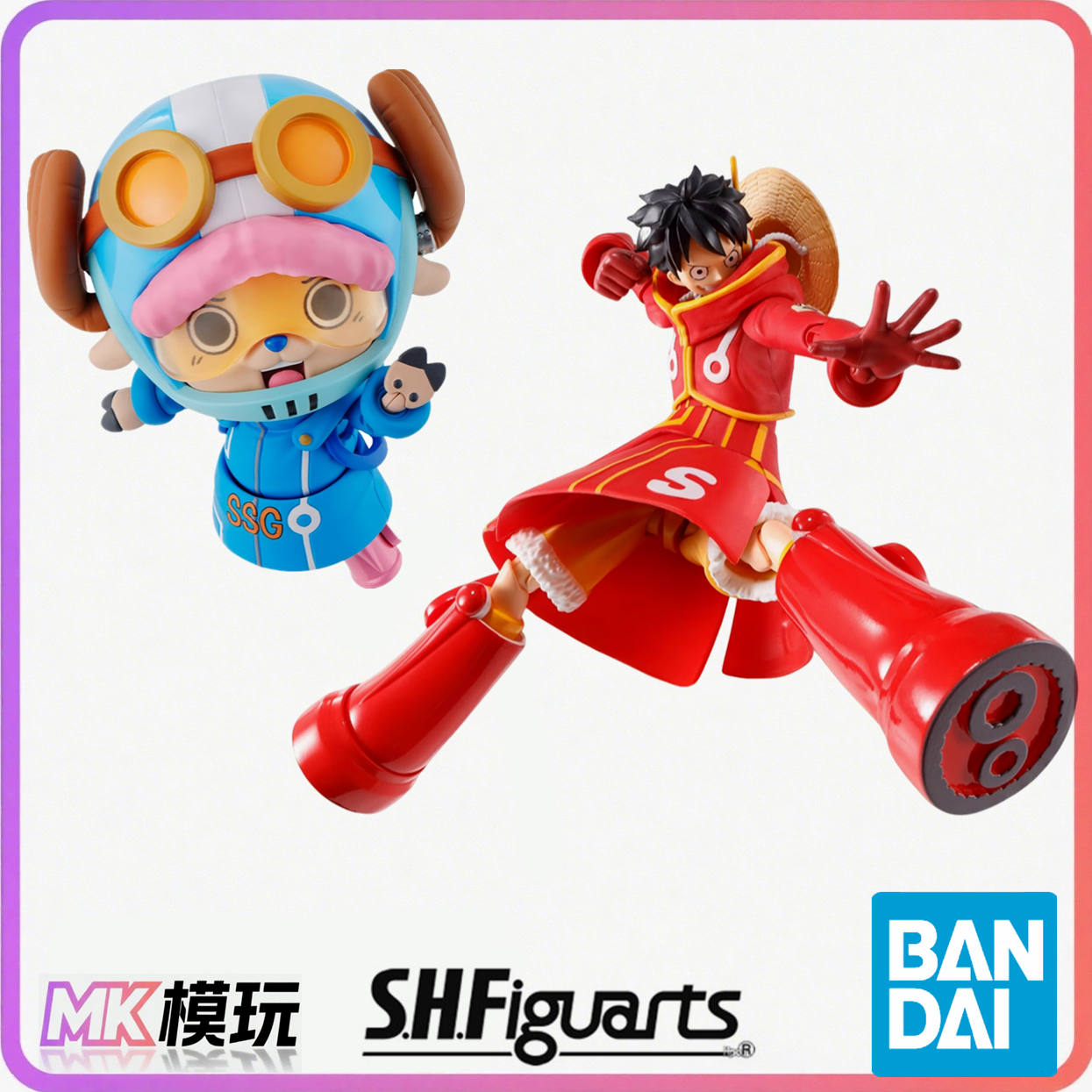 现货 万代 SHF 海贼王 航海王 蒙奇 D 路飞 乔巴 未来岛蛋头