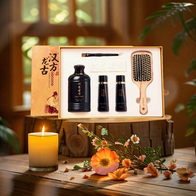 植物萃取汉龙营养液养发去油油性图片