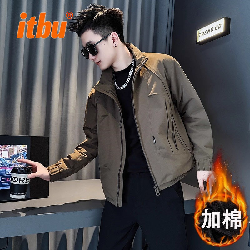 高级感棉服男外套男士2025新款爆款冬季男装保暖休闲夹克男款冬装