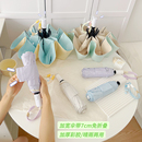 新款 自动雨伞女晴雨两用遮阳伞晒防紫外线太阳伞 免折叠奶呼呼色