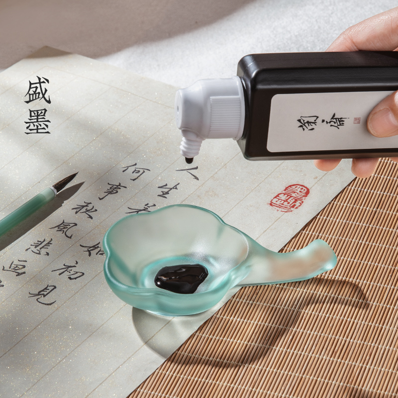 琉璃冰种墨碟兰斋首发