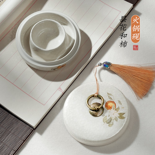 兰斋出品天猫首发昙花和柿