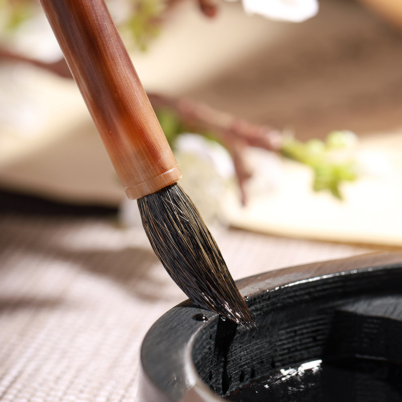 善琏镇王小卫大师手作十大名笔精品纯狼毫写小楷的抄经蝇头小字好毛笔