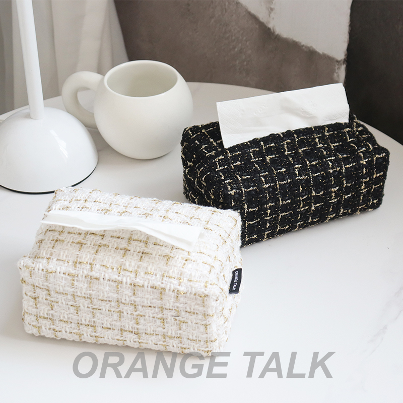 纸巾盒可洗双层布艺文艺风