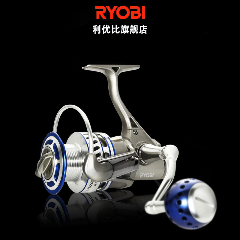 RYOBI利优比海钓王金属纺车轮8000深海钓船钓高强度鱼线轮 户外/登山/野营/旅行用品 鱼线轮 原图主图