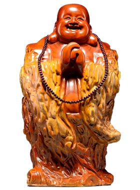 天然红木家居客厅送礼弥勒佛像