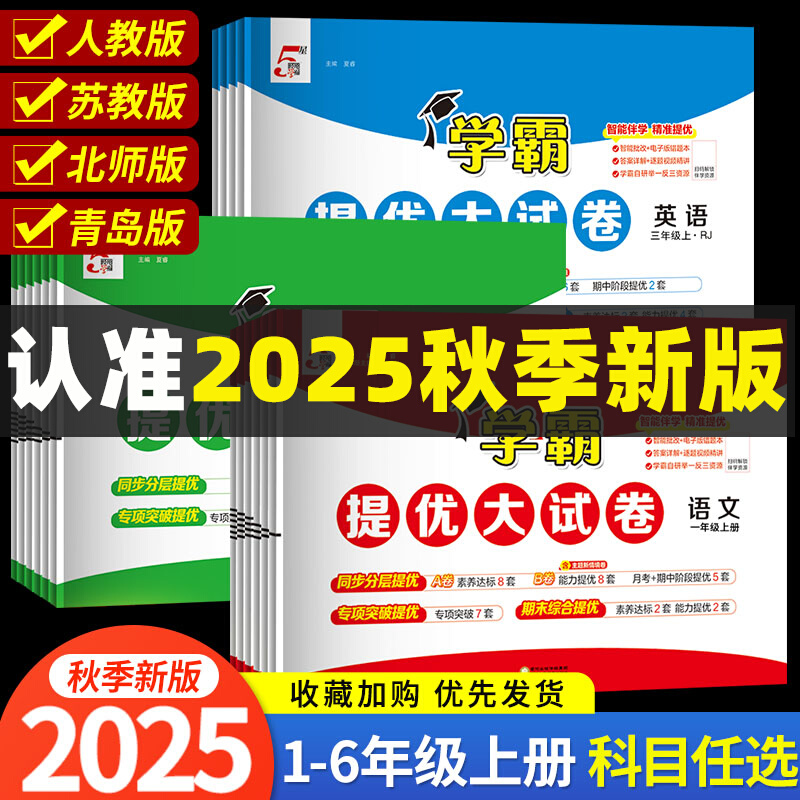 2025新版学霸提优大试卷小学