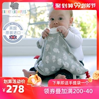 Anh cheekychompers em bé nhẹ nhàng tặng hộp bông cắn khăn nước bọt khăn gel 2 miếng kết hợp - Gutta-percha / Toothbrsuh / Kem đánh răng túi nhai ăn dặm