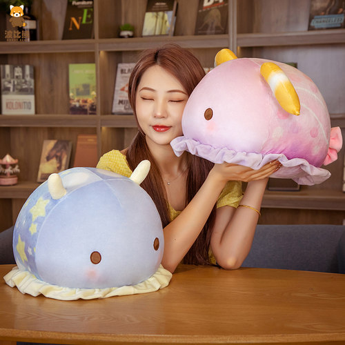 波比熊羽绒棉星空海牛毛绒玩具