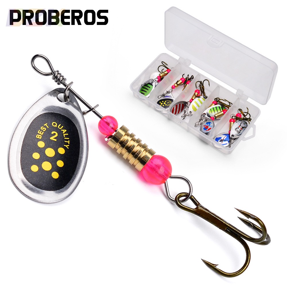 旋转亮片路亚饵 复合亮片套装 3.5g仿生假饵金属亮片套装渔具配s6