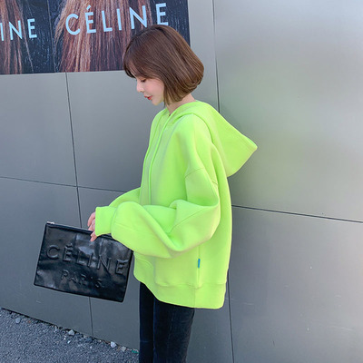 秋冬款韩国复合卫衣女