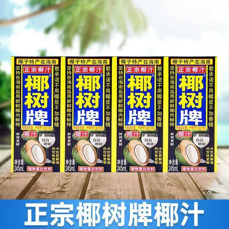 正宗椰树牌椰子汁245ml*24盒装