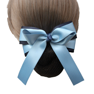 2022年新款护士头花网兜职业盘发头饰上班发网空乘银行蝴蝶结发夹