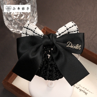 头花女网兜职业发网空姐工作盘头发护士头饰银行发饰高级2025新款