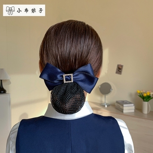 2025年新款头花女网兜职业发网护士头花头饰发饰银行空姐酒店盘发