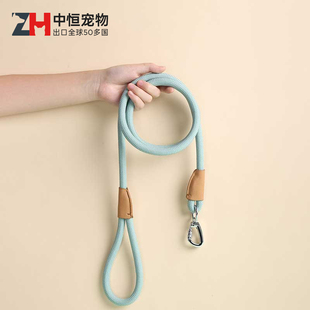 中恒狗狗牵引绳中大型犬金毛P绳P链小型泰迪狗链柯基项圈遛狗绳子
