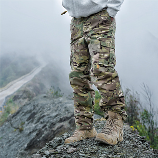 GUNCHILL户外寒锋2.0热反射迷彩战术棉裤 冬加厚保暖防寒登山长裤
