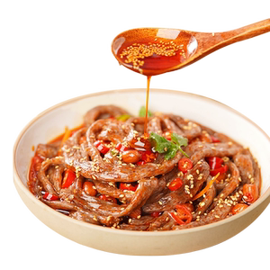 荞麦牛筋面干货凉拌凉皮面筋面皮辣条专用减低脂免煮速食代餐主食