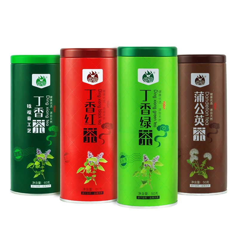 丁香红茶丁香绿茶丁香铁观音蒲公英茶