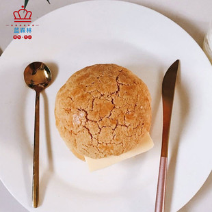手工港式 早餐零食西餐茶餐厅 冰火菠萝包汉堡面包胚菠萝油传统广式