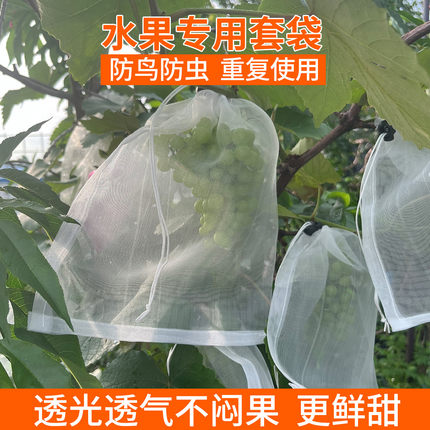 葡萄水果专用套袋防虫防鸟柿子苹果梨子芒果西红柿番茄袋自动收口