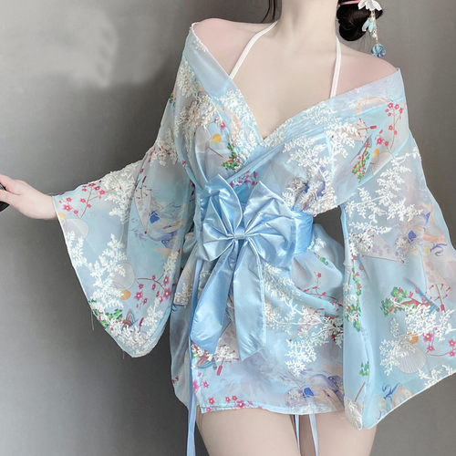 花间蝶梦日式和服性感日系家居裙