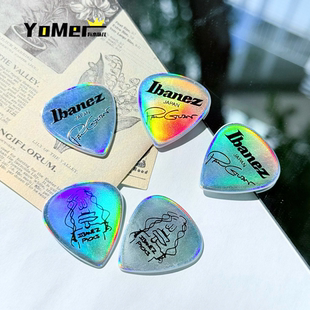 Ibanez爱宾斯依班娜Paul Gilbert镭射签名款电吉他拨片速弹 1.0mm