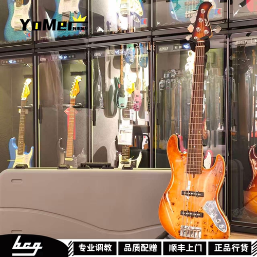 Yomer日本巴克斯Bacchus贝斯BCG  WJB5五弦贝司初学入门jazz bass