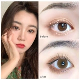 Гелласные ресницы в дневом креме, ресницы фиксированный жидкость против отжима, нелегко размазывать, натуральные тонкие длинные кудри, прозрачные корни