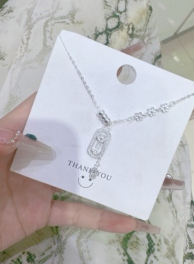足银990项链女款小众高级感锁骨链送女友闺蜜生日礼物