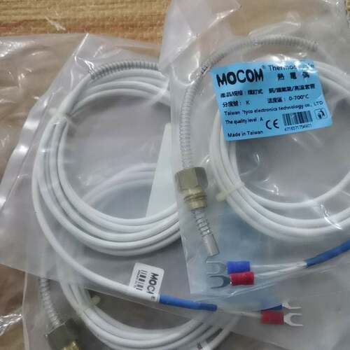 议价台湾MOCOM螺钉K型热电偶温度传感器模具温控探头可维修翻新
